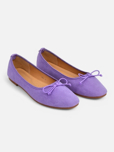 Royalfashion Damen Ballerinas mit einer Schleife Zaame