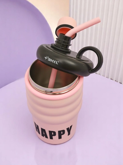 Royalfashion Thermobecher mit Ausguss Happy Cup
