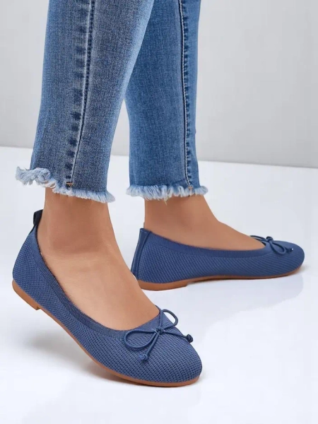 Royalfashion Damen Stoff Ballerinas Magger