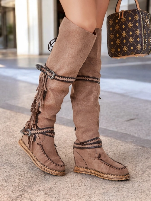 Жіночі черевики за коліно Royalfashion Eliferse