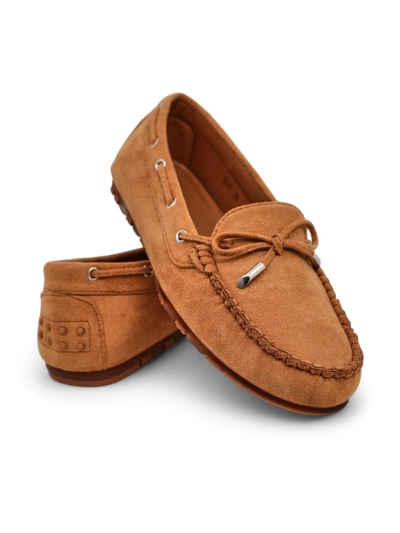 Royalfashion Damen-Eco-Suede-Mokassins Ziferte