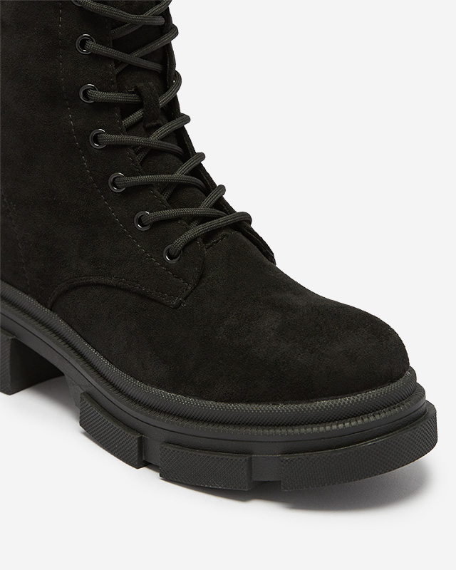 Schwarze Damenstiefel a'la workery Yeam- Footwear