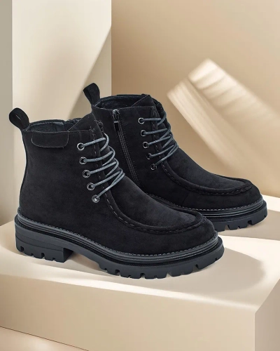 Royalfashion Damen Schnürstiefeletten Rullose