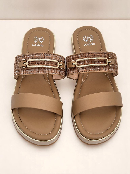 Royalfashion жіночі тапочки на плоскій підошві Mamma