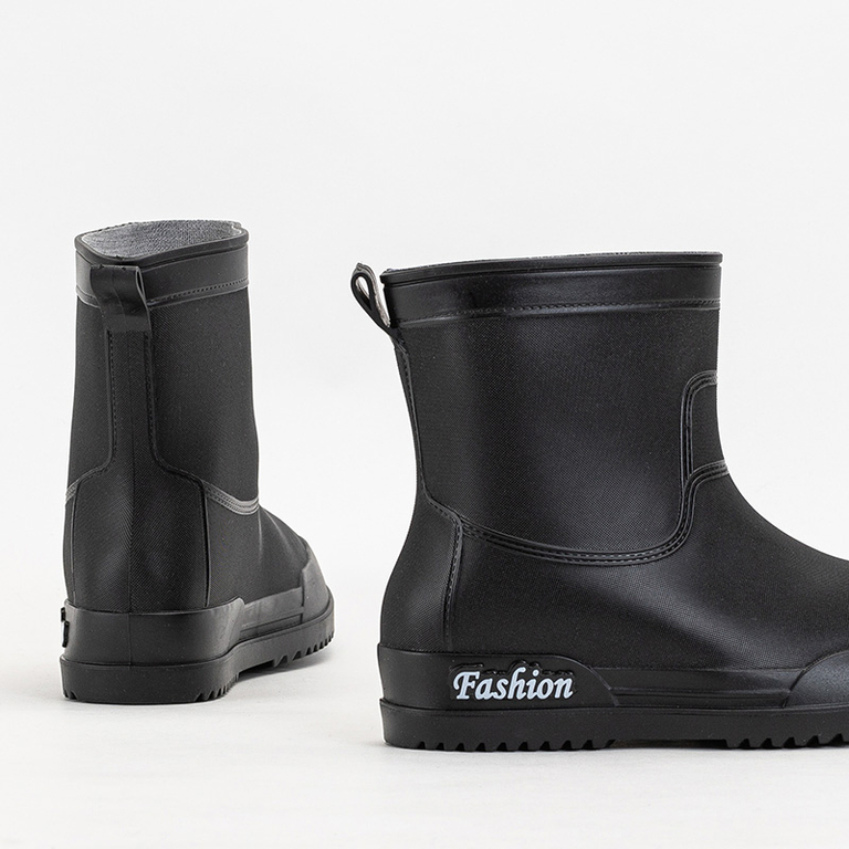 Mattschwarzer Damen-Regenstiefel Aqapi - Footwear