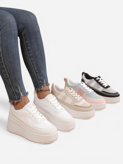 Royalfashion Damen Plattform-Sneaker Siserra