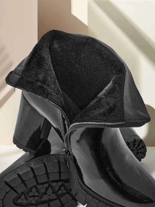 Раменни ботуши Royalfashion Patent за жени на поста Веморо