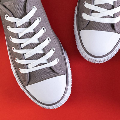 Lucas graue Herren Turnschuhe - Schuhe
