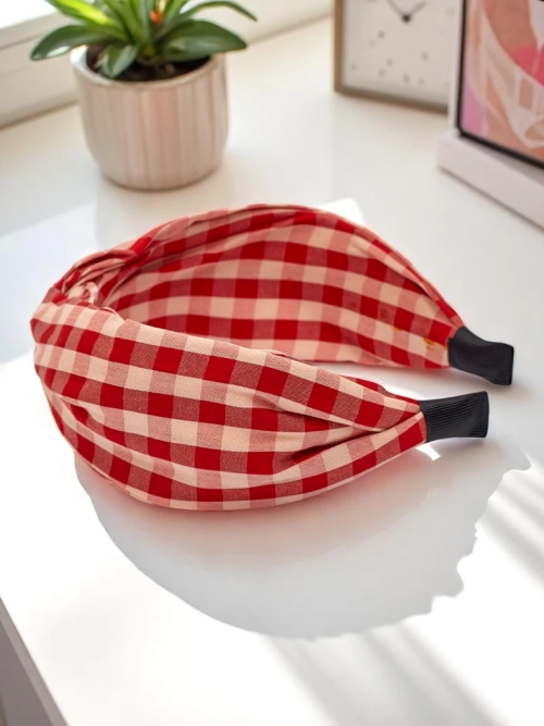 Royalfashion Картатий обруч для волосся Claras