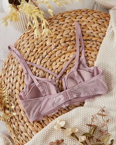 Royalfashion Damen-BH mit dekorativen Trägern
