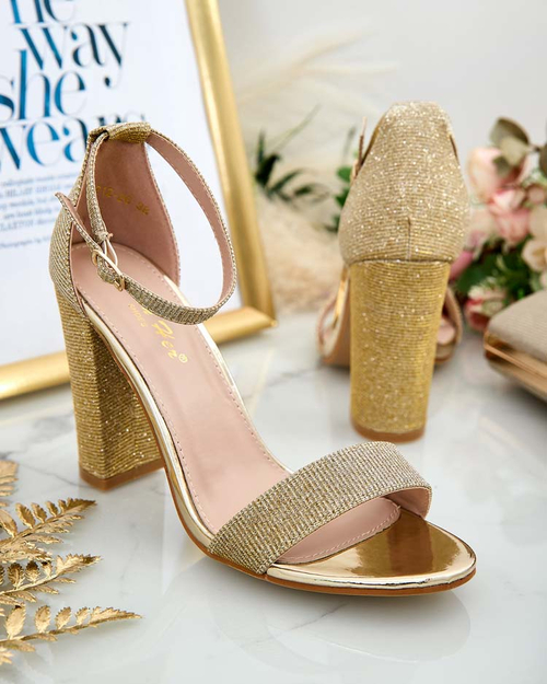 Royalfashion Жіночі босоніжки з парчі Etotta