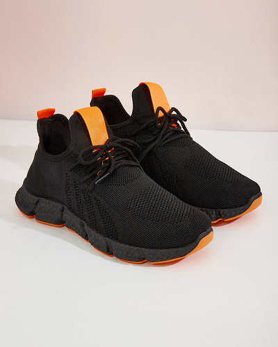 Sportschuhe für Damen von Bommgi in Schwarz und Orange - Schuhe