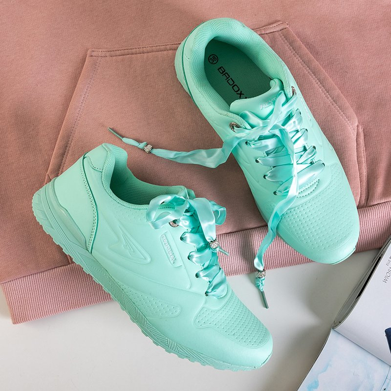 Mint Damen Sportschuhe mit einem Band Minorina - Schuhe gebunden