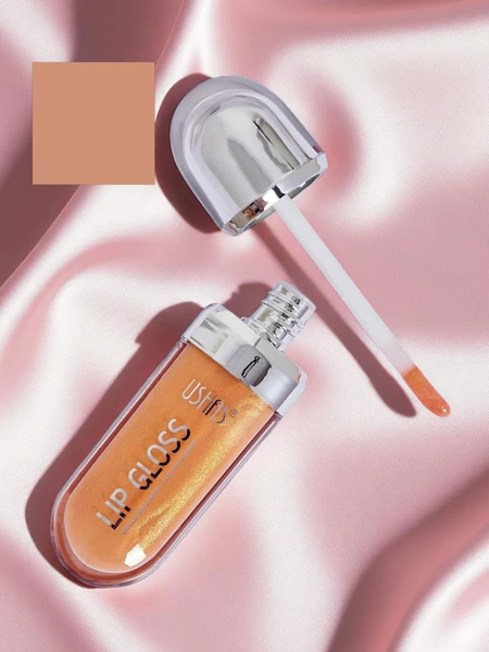 USHAS Glitter Lip Gloss Farbe Gold