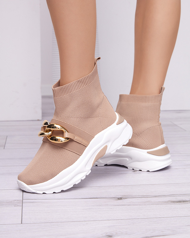 High Deveris Damen-Sneaker in Hellbraun - Schuhe