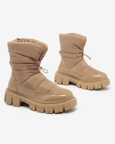 Royalfashion Damen-Schneestiefel in braun Sadella
