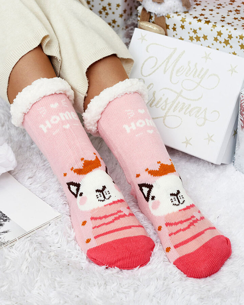 Royalfashion Damen Wintersocken mit Weihnachtsmuster