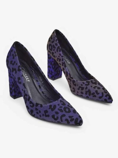 Royalfashion Damen Pumps mit Leopardenmuster Leoart