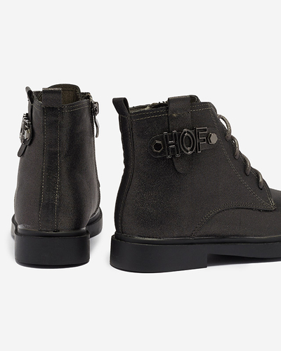 Graphite Mädchenstiefel mit Glitzer Lossia - Footwear