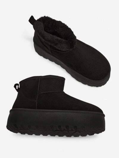 Damen Stiefeletten Luna Schwarz Leder Elegant für den Herbst