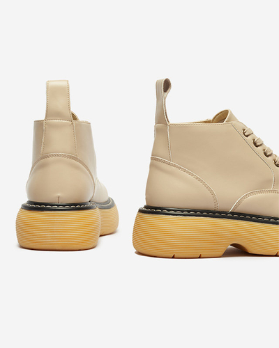 Damenstiefel in Beige Tarraf- Footwear