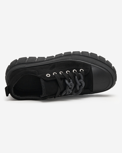 OUTLET Hohe schwarze Turnschuhe für Damen Mishta - Schuhe