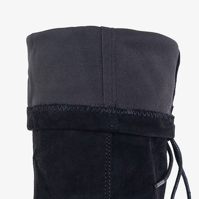 Schwarze hochhackige kniehohe Stiefel von Fagida - Shoes