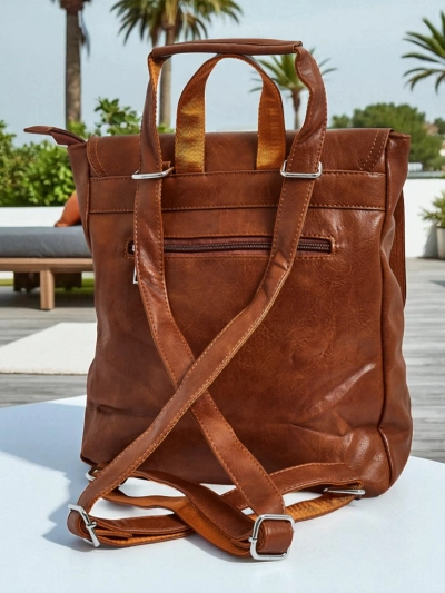 Royalfashion Damenrucksack aus Öko-Leder Klara