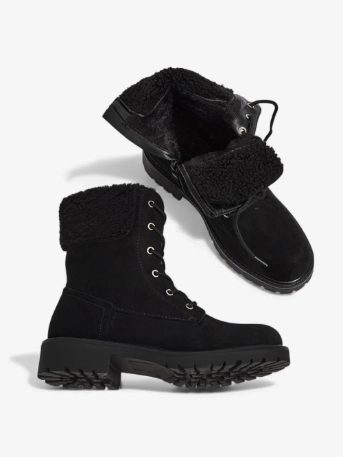 Еко замшеві шнуровані жіночі ботильйони Trevolla