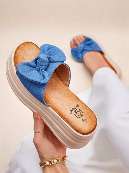 Royalfashion Жіночі шльопанці на платформі Givan