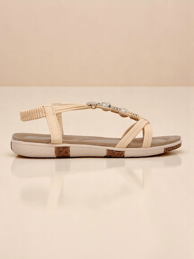 Royalfashion Damensandalen mit Verzierungen Veve