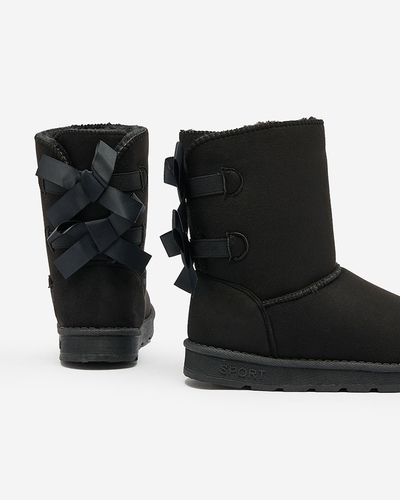 Royalfashion Damenstiefel a'la Schneestiefel in schwarz Aerfifi