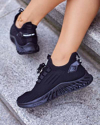 Royalfashion Damen Stoff Sportschuhe in schwarz Ltoti