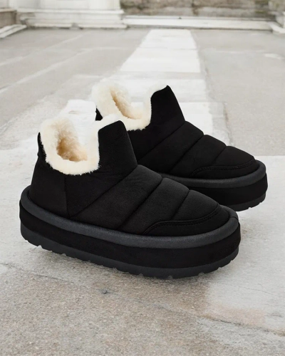 Royalfashion Damen Zoeno Kurzstiefel a'la Schneestiefel