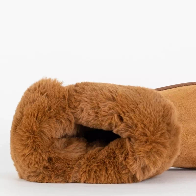 OUTLET Kamel-Schneestiefel für Damen Izzuni- Footwear