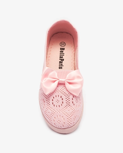 Rosa Mädchen-Slipper mit Schleife Sweet Life - Footwear