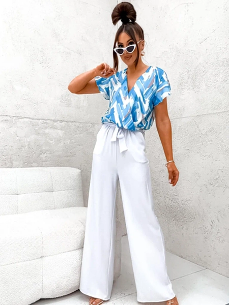 Royalfashion Langer Damen-Jumpsuit mit Druck