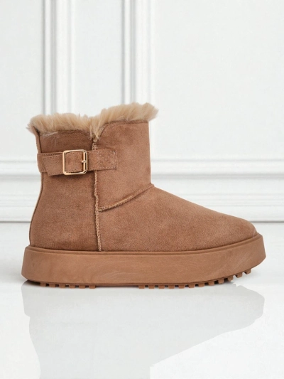Royalfashion Короткі жіночі черевики a'la снігоходи Winter Crest