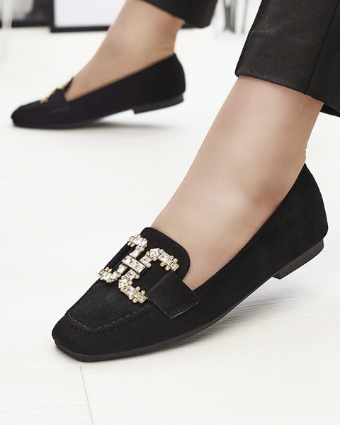 Schwarze Damen Mokassins Jaorica- Footwear