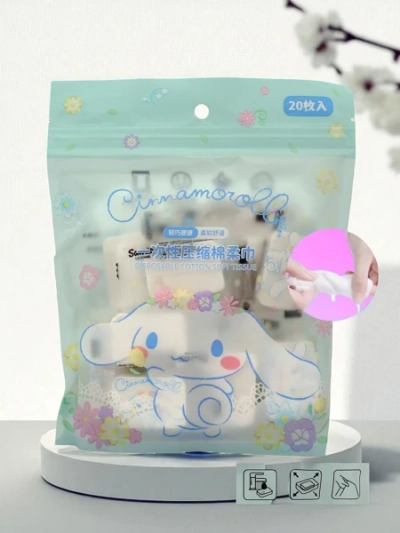 Бавовняні рушники в капсулах 20 шт.