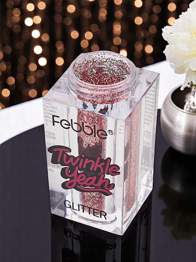 Twinkle Yeah Hellrosa Gesichts- und Körperglitzer