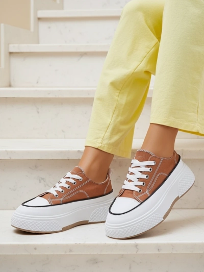 Royalfashion Damen-Plattform-Sneaker Beemes