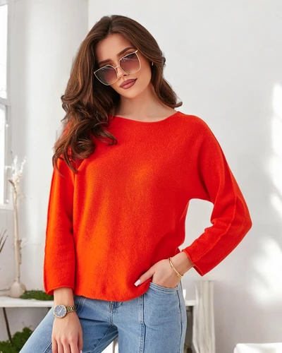Royalfashion Damen leichter Viskosepullover