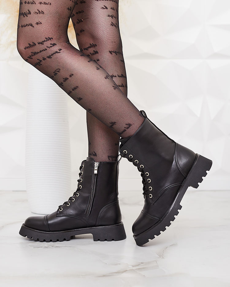 Royalfashion Damen Basurber Baggerstiefel