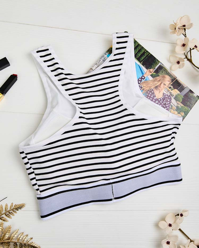 Royalfashion Gestreifter Damen-Sport-BH