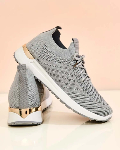 Royalfashion Damen Stoff Sportschuhe Amgent