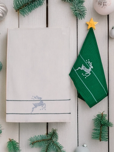 Royalfashion Urlaubs-Handtuchset Frohes neues Jahr