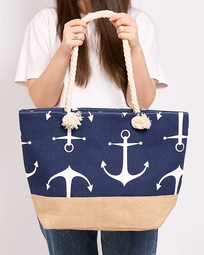 Royalfashion Strandtasche mit Anker