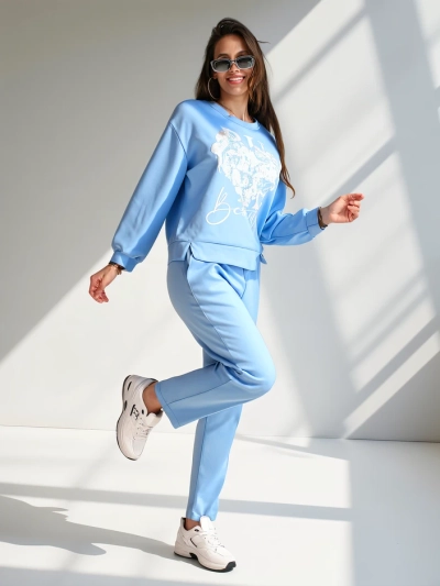 Royalfashion Damen Viskose-Set mit Druck