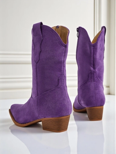 Damen Cowboystiefel Eco-Wildleder SpireHush
